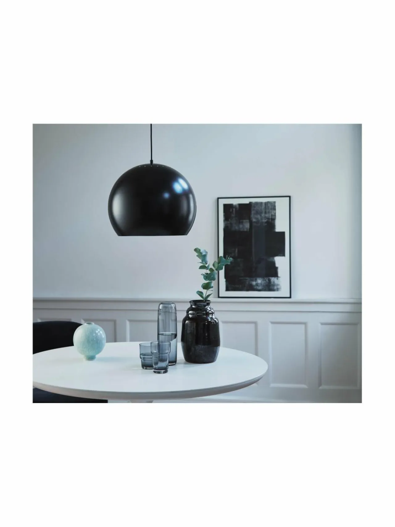 Kattovalaisimet<Frandsen Ball- riippuvalaisin Ø 40 cm MATT BLACK