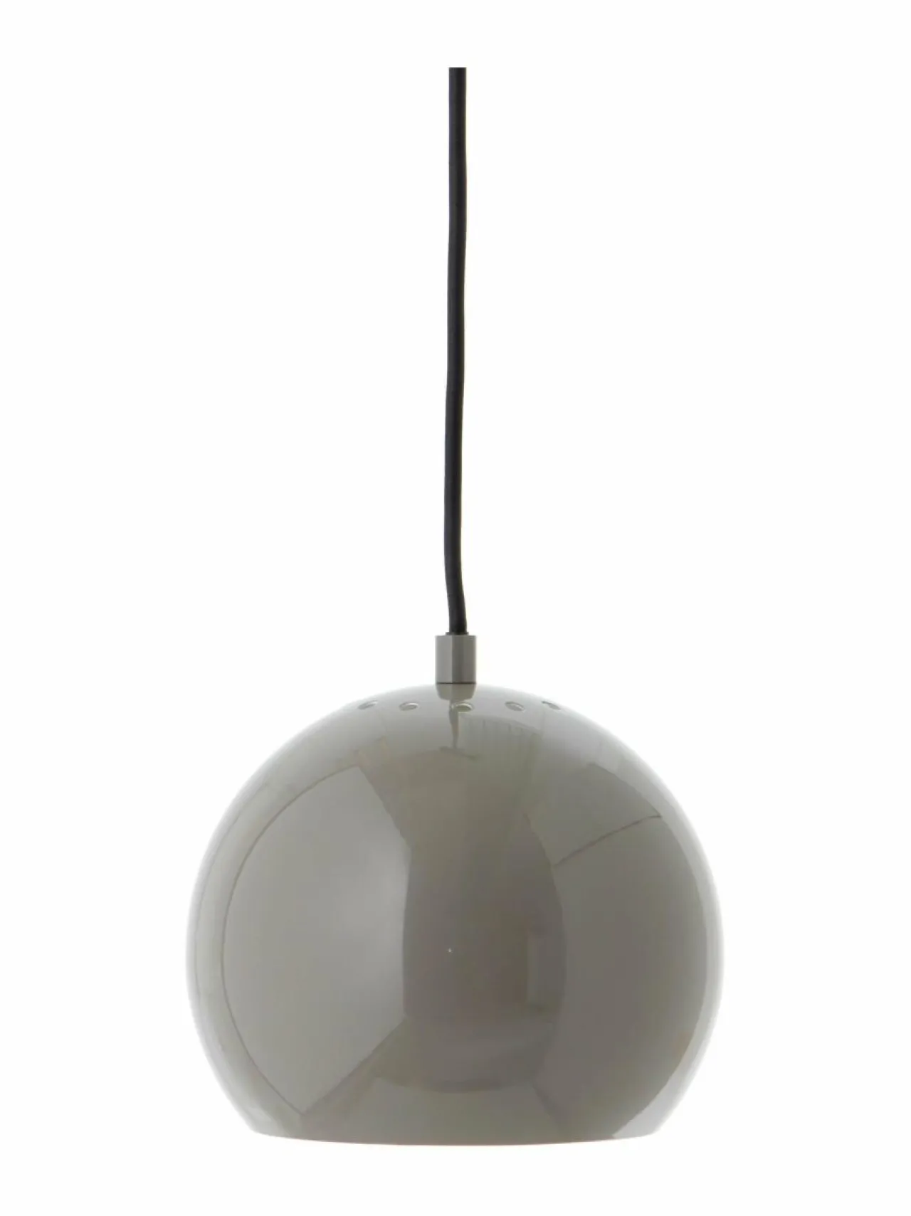 Kattovalaisimet<Frandsen Ball- riippuvalaisin Ø 18 cm GLOSSY WARM GREY