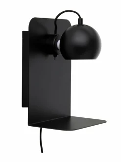 Seinävalaisimet<Frandsen Ball USB -seinävalaisin MATT BLACK
