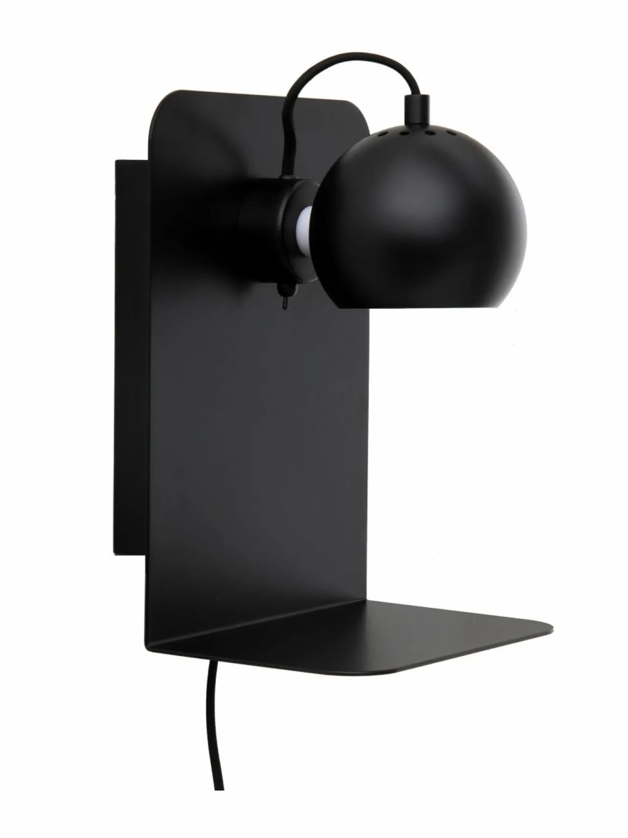Seinävalaisimet<Frandsen Ball USB -seinävalaisin MATT BLACK