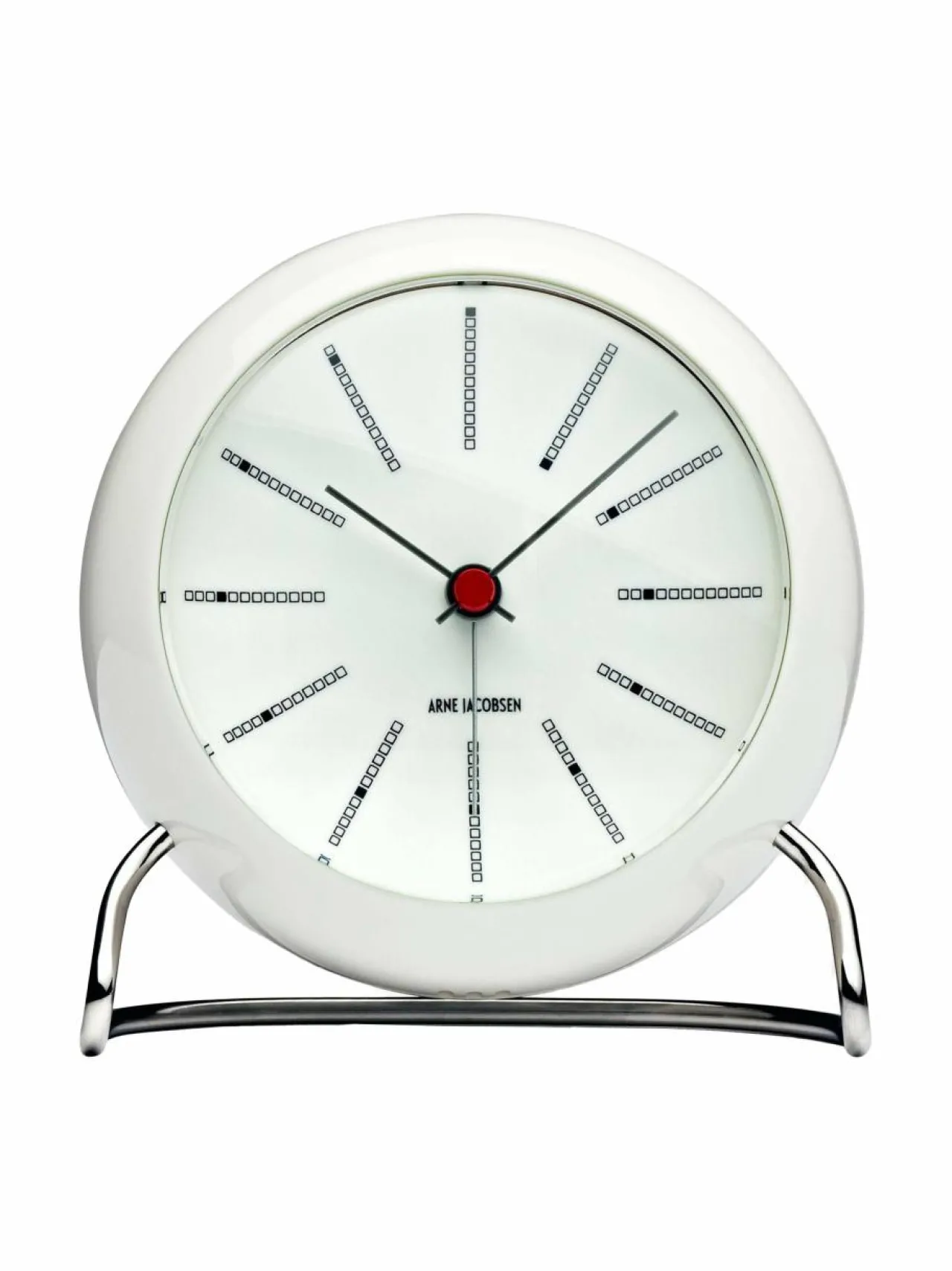 Peilit, Kellot & Kehykset<Arne Jacobsen Bankers-herätyskello WHITE