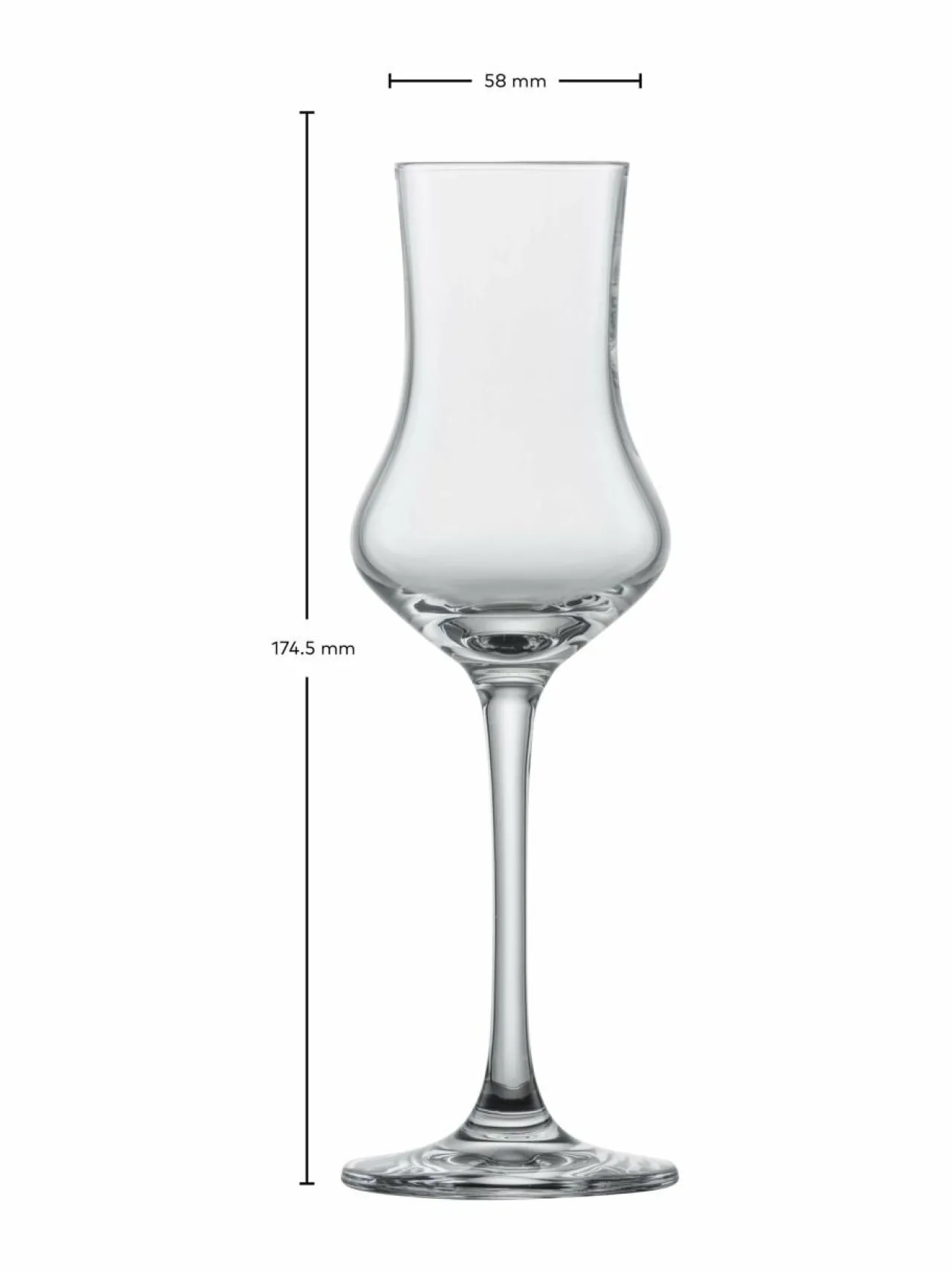 Lasit<Schott Zwiesel Bar Special -grappalasit 95 ml, 6 kpl CLEAR