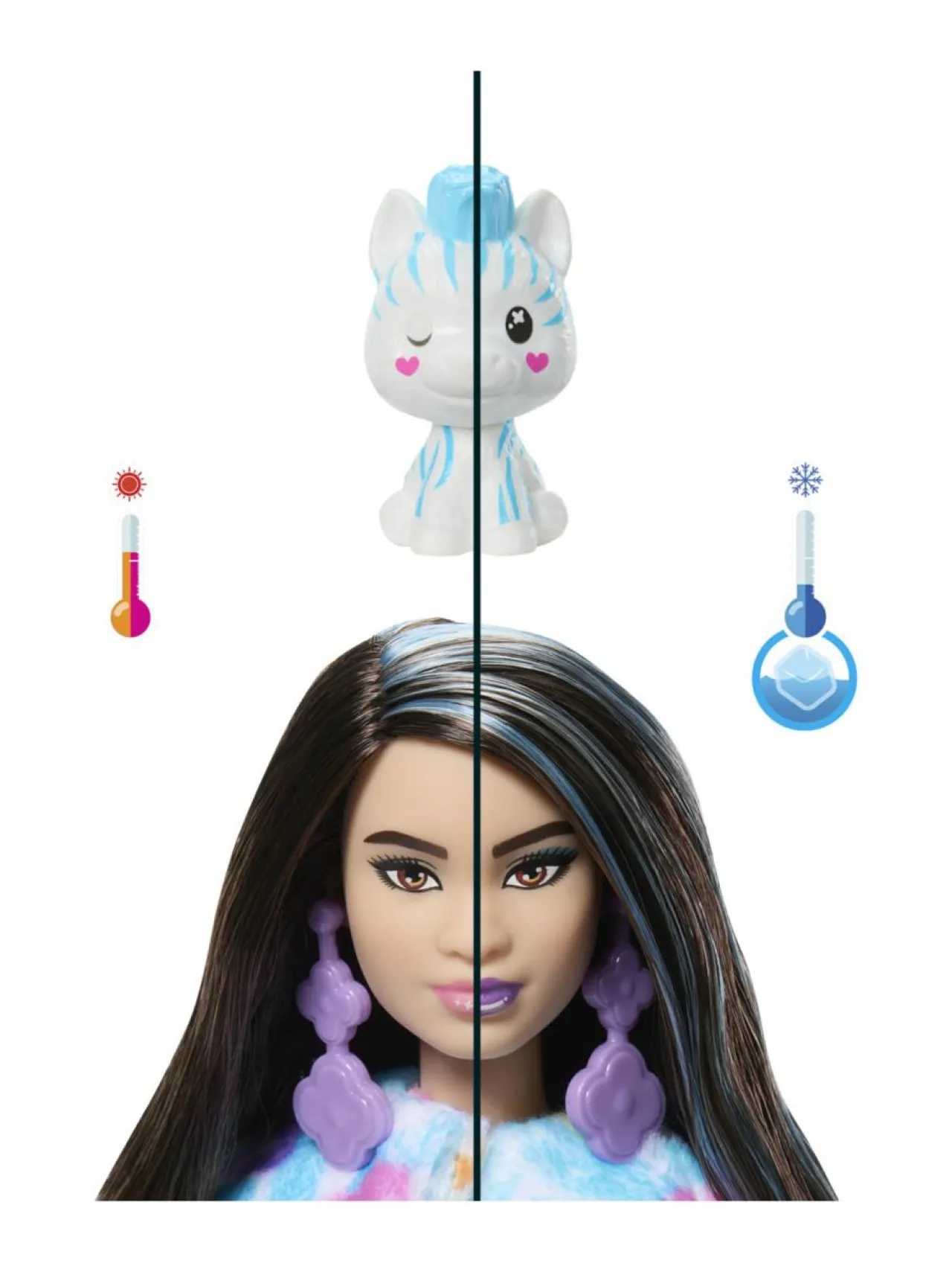 Nuket & Nuken Tarvikkeet<BARBIE ️ Cutie Reveal Dream -sarjan yllätysnukke Seepra 28 cm