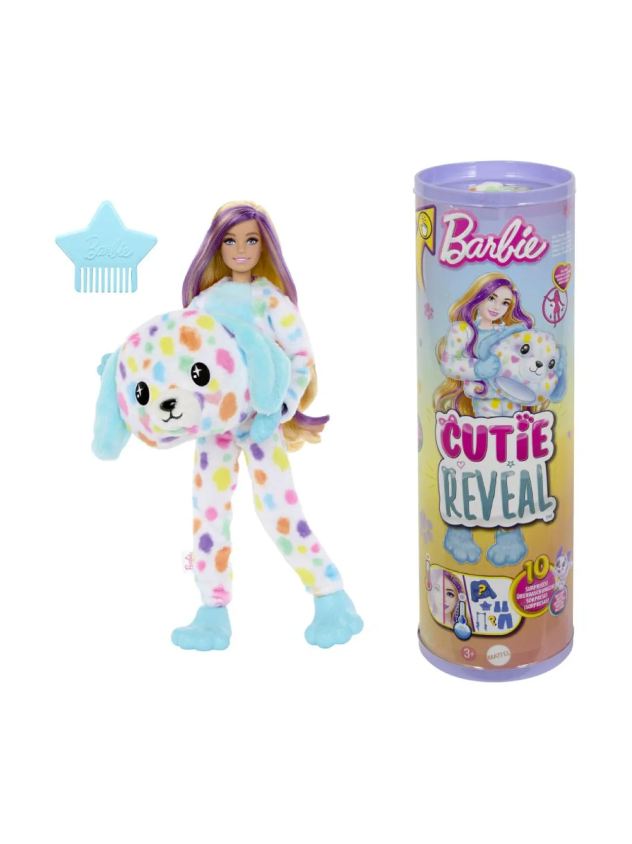 Nuket & Nuken Tarvikkeet<BARBIE ️ Cutie Reveal Dream -sarjan yllätysnukke Dalmatialainen 28 cm