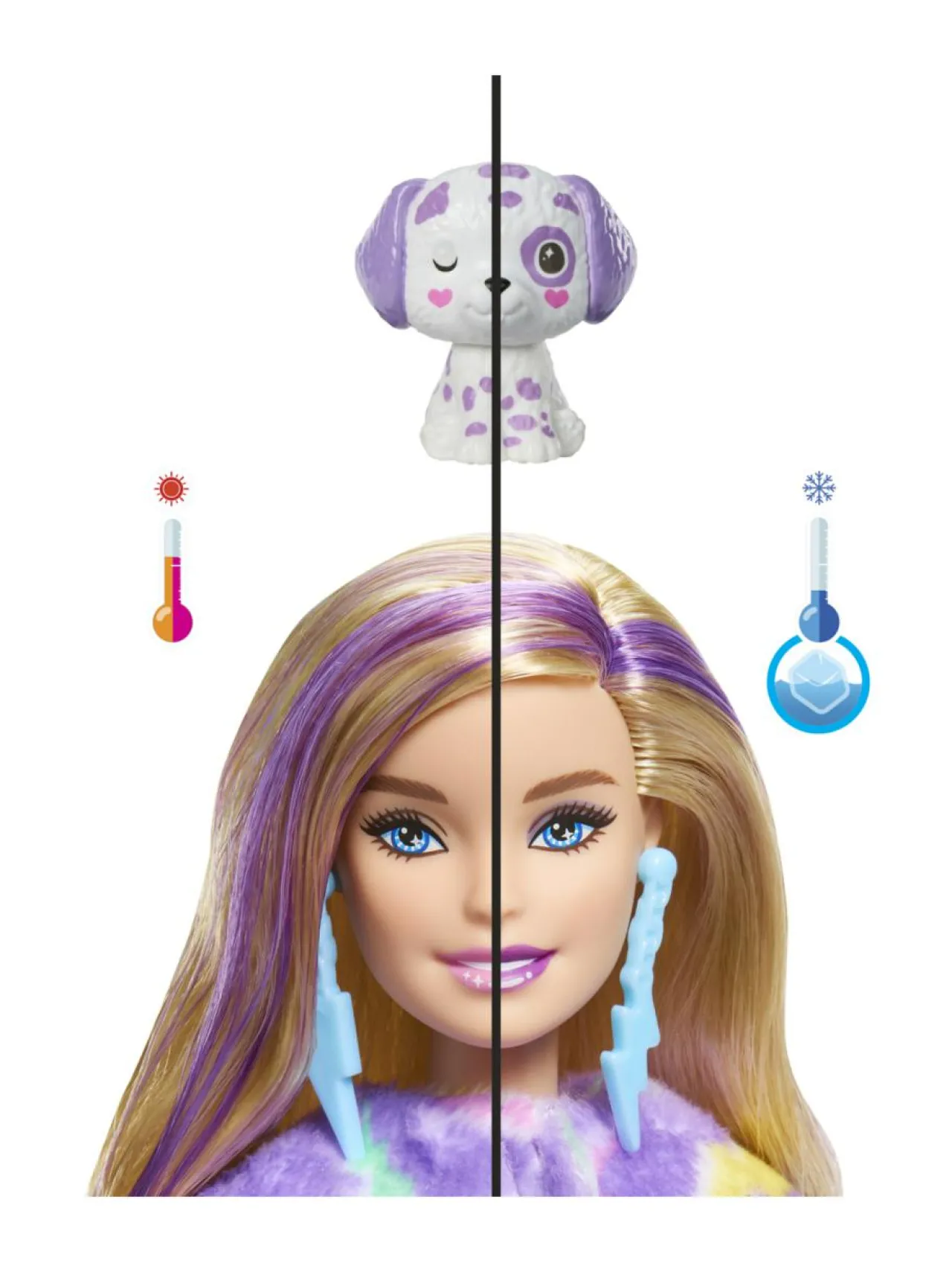 Nuket & Nuken Tarvikkeet<BARBIE ️ Cutie Reveal Dream -sarjan yllätysnukke Dalmatialainen 28 cm