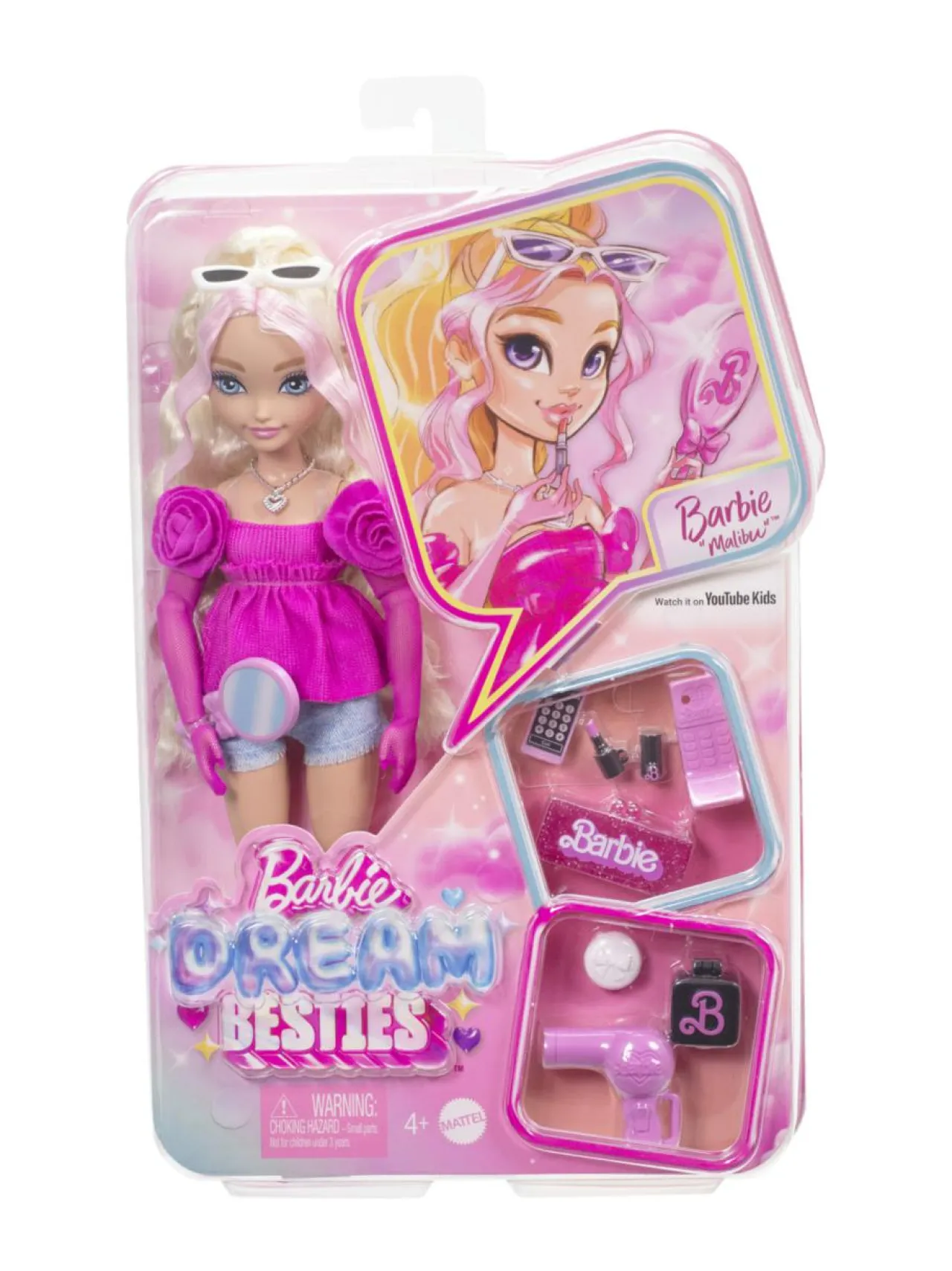 BARBIE Dream Besties -nukke Malibu 29 cm^ Nuket & Nuken Tarvikkeet