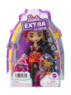 Nuket & Nuken Tarvikkeet<BARBIE Extra Mini Doll - Red/Black Hair