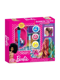 Naamiaisasut & Lastenjuhlat<BARBIE Kampaussetti Solmuvärjäyssateenkaari