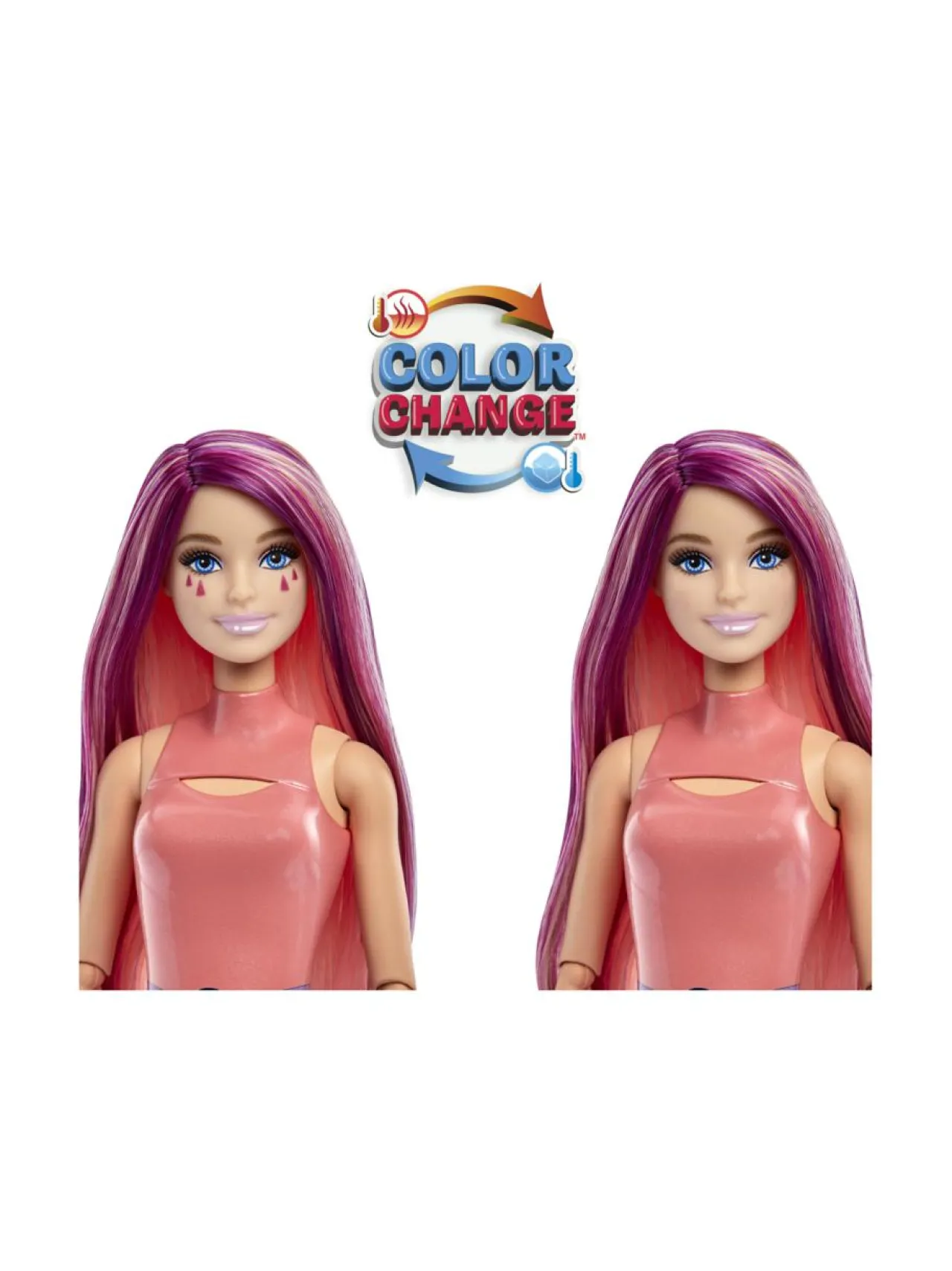 Nuket & Nuken Tarvikkeet<BARBIE ️ Pop! Reveal kuplatee yllätysnukke - Mangotee 28 cm