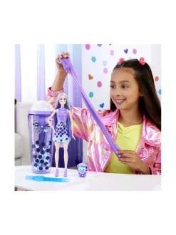 BARBIE ️ Pop! Reveal kuplatee yllätysnukke - Taro-maitotee 28 cm^ Nuket & Nuken Tarvikkeet