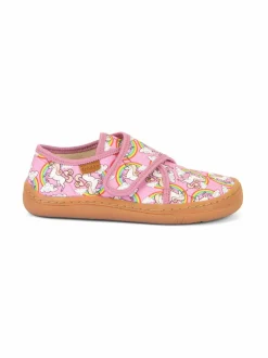 Kangaskengät<Froddo Barefoot-kangaskengät 4 WHITE/PINK