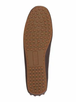 Kävelykengät & Loaferit<Lauren Ralph Lauren Barnsbury Driver -nahkakengät DARK HICKORY