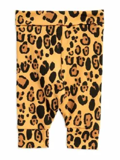 Collegehousut & Leggingsit<Mini Rodini Basic Leopard -leggingsit BEIGE