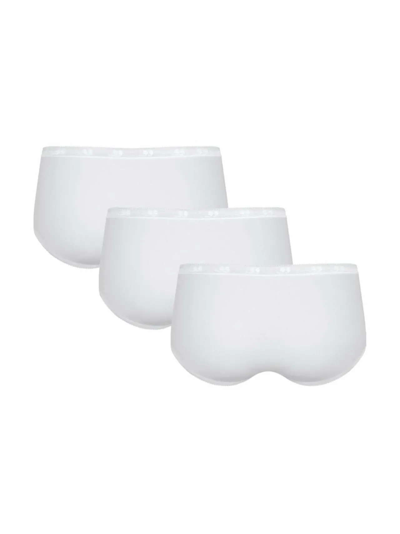 Alusvaatteet & -Asut<Sloggi Basic Midi -alushousut 3-pack 0003 WHITE
