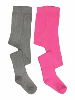 Sukat & Sukkahousut<Ewers Basic -sukkahousut 2-pack PINK / GREY (PINKKI / HARMAA)
