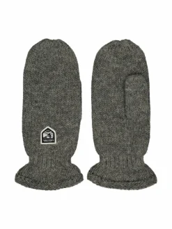 Käsineet|Käsineet<Hestra Basic-villalapaset 350 GREY