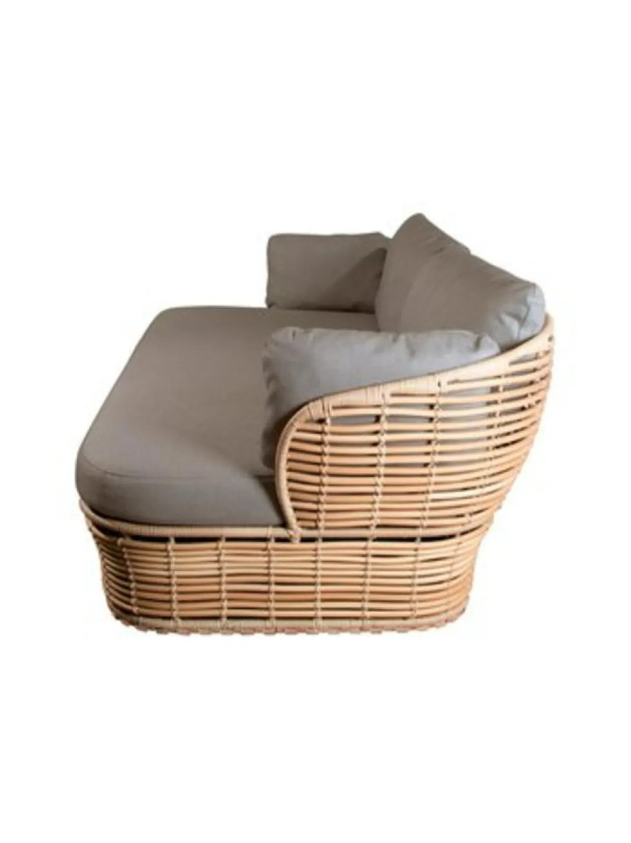 Puutarhakalusteet & Pehmusteet<Cane-Line Basket - kahden istuttava sohva BEIGE