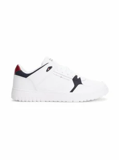 Urheilujalkineet|Tennarit & Sneakerit<Tommy Hilfiger Basket Core Light Leather Mix -sneakerit YBS WHITE