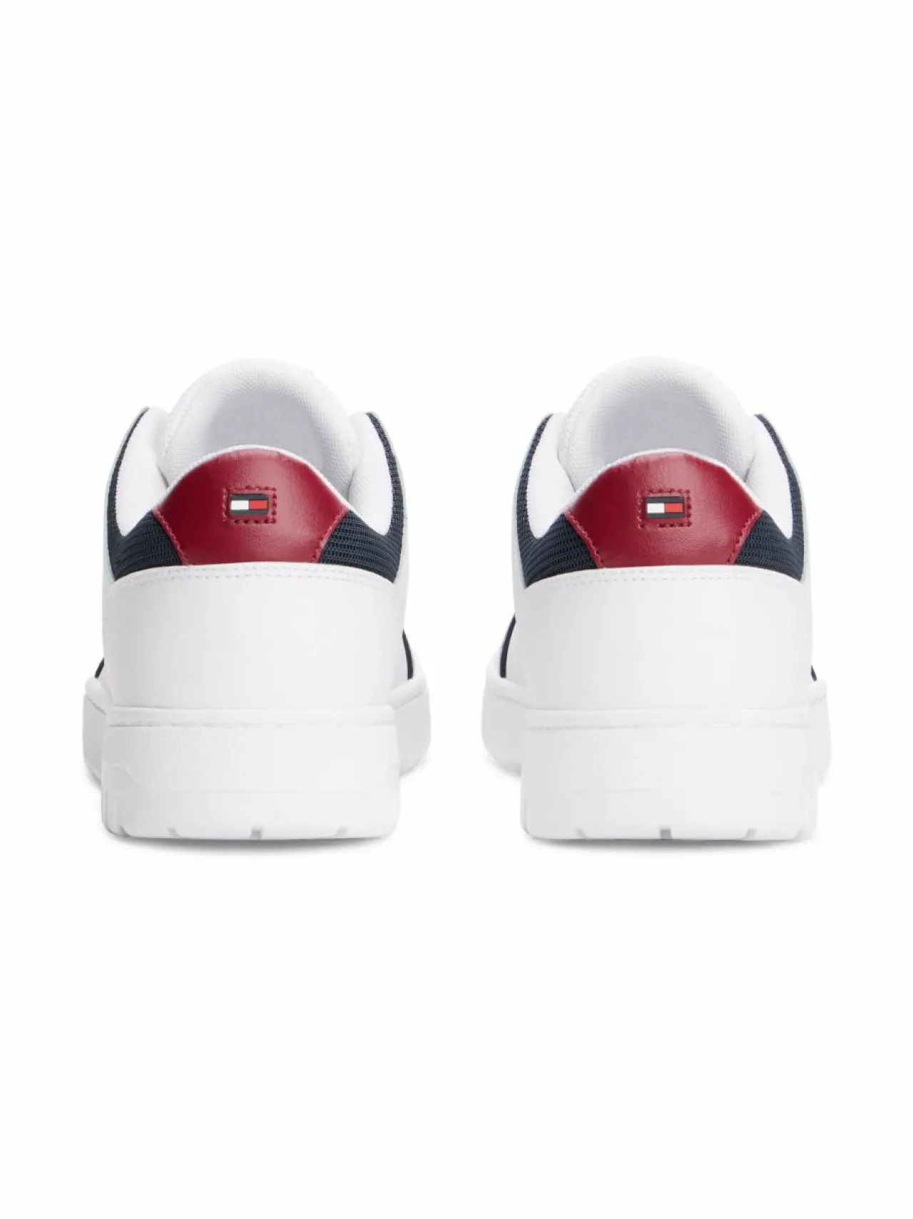 Urheilujalkineet|Tennarit & Sneakerit<Tommy Hilfiger Basket Core Light Leather Mix -sneakerit YBS WHITE