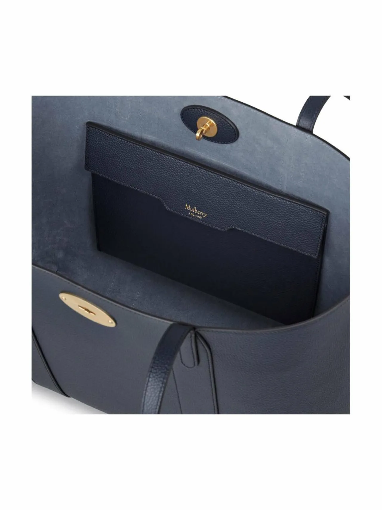 Käsilaukut<Mulberry Bayswater Tote Small -nahkalaukku U888 NIGHT SKY