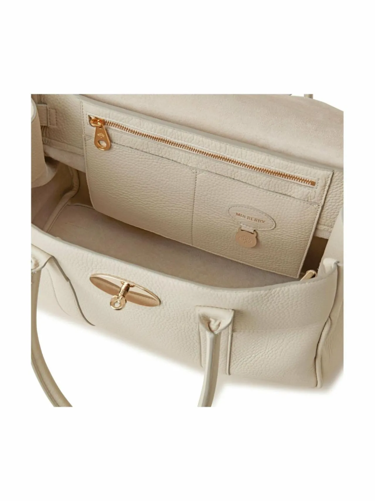 Käsilaukut<Mulberry Bayswater-nahkalaukku W160 CHALK