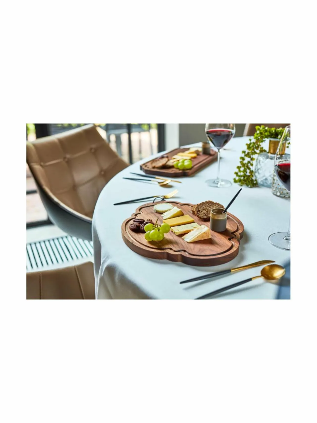 Keittiötarvikkeet<DUTCHDELUXES BBW-F Breakfast Frame -leikkuulauta 19 x 38 cm OILED WALNUT