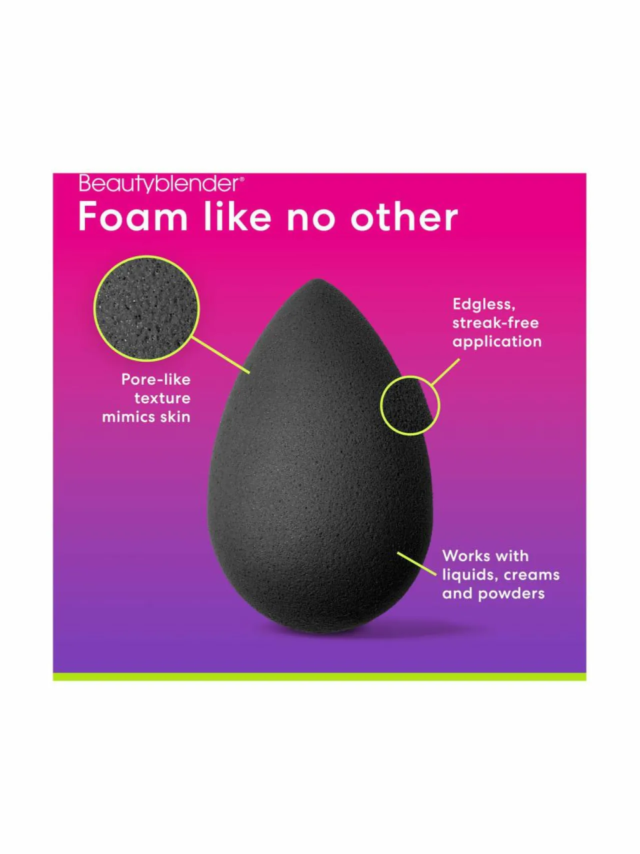 Meikkaustarvikkeet<Beautyblender Pro -meikkisieni MUSTA