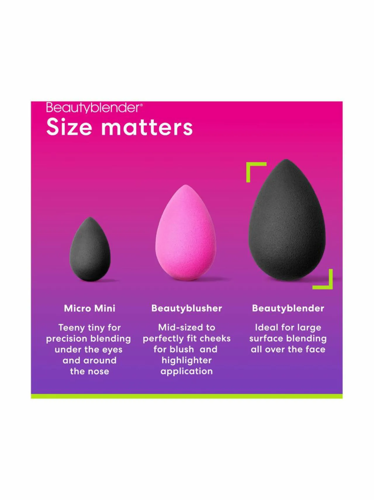 Meikkaustarvikkeet<Beautyblender Pro -meikkisieni MUSTA