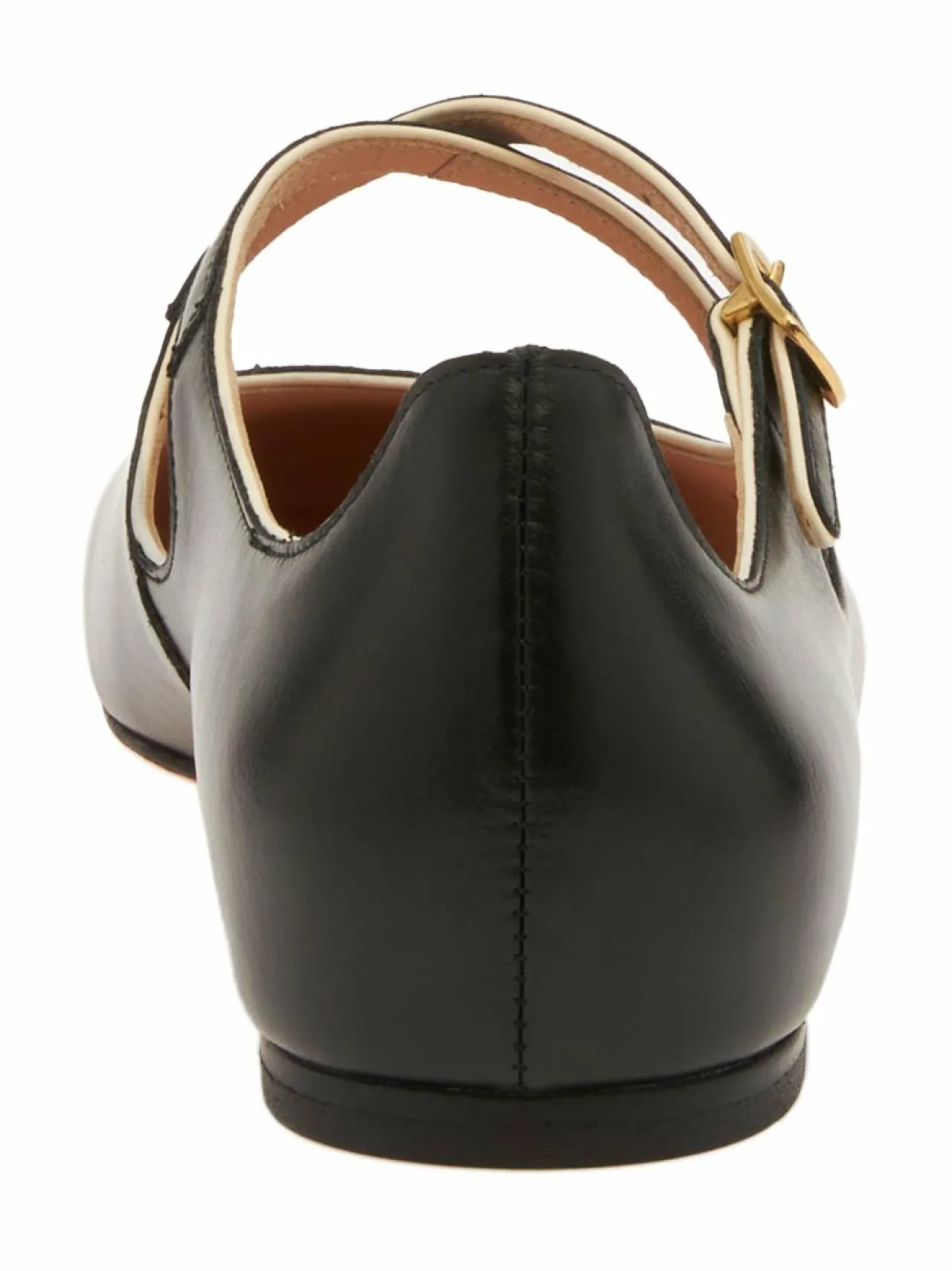 Avokkaat & Korkokengät<BALLY Beliska Ballerina -nahkakengät I901 BLACK/BONE
