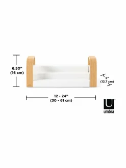 Säilytys<Umbra Bellwood-kolmikerroksinen maustehylly WHITE/NATURAL
