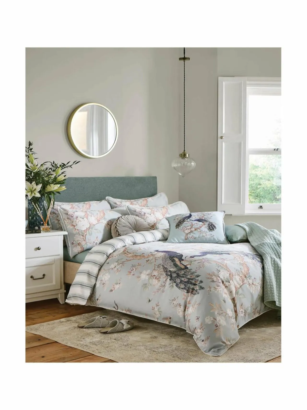 Liinavaatteet<Laura Ashley Belvedere-pussilakana DUCK EGG