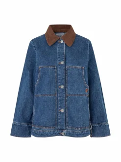 Takit<Baum und Pferdgarten Benilda-farkkutakki C7864 DARK BLUE DENIM