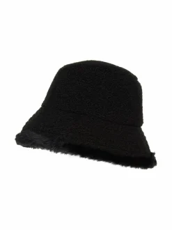 Hatut & Pipot<KN Kati Niemi Bettiina- hattu tekoturkisreunalla 33 BLACK