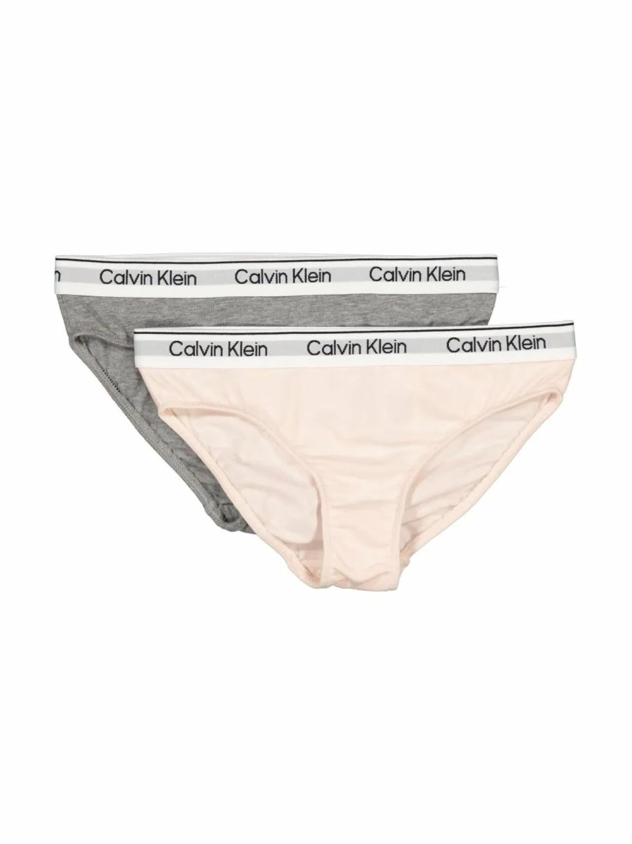 Alusvaatteet<Calvin Klein Kids Bikini-alushousut 2-pack 0VJ SILVERPEONY/GREYHEATHER