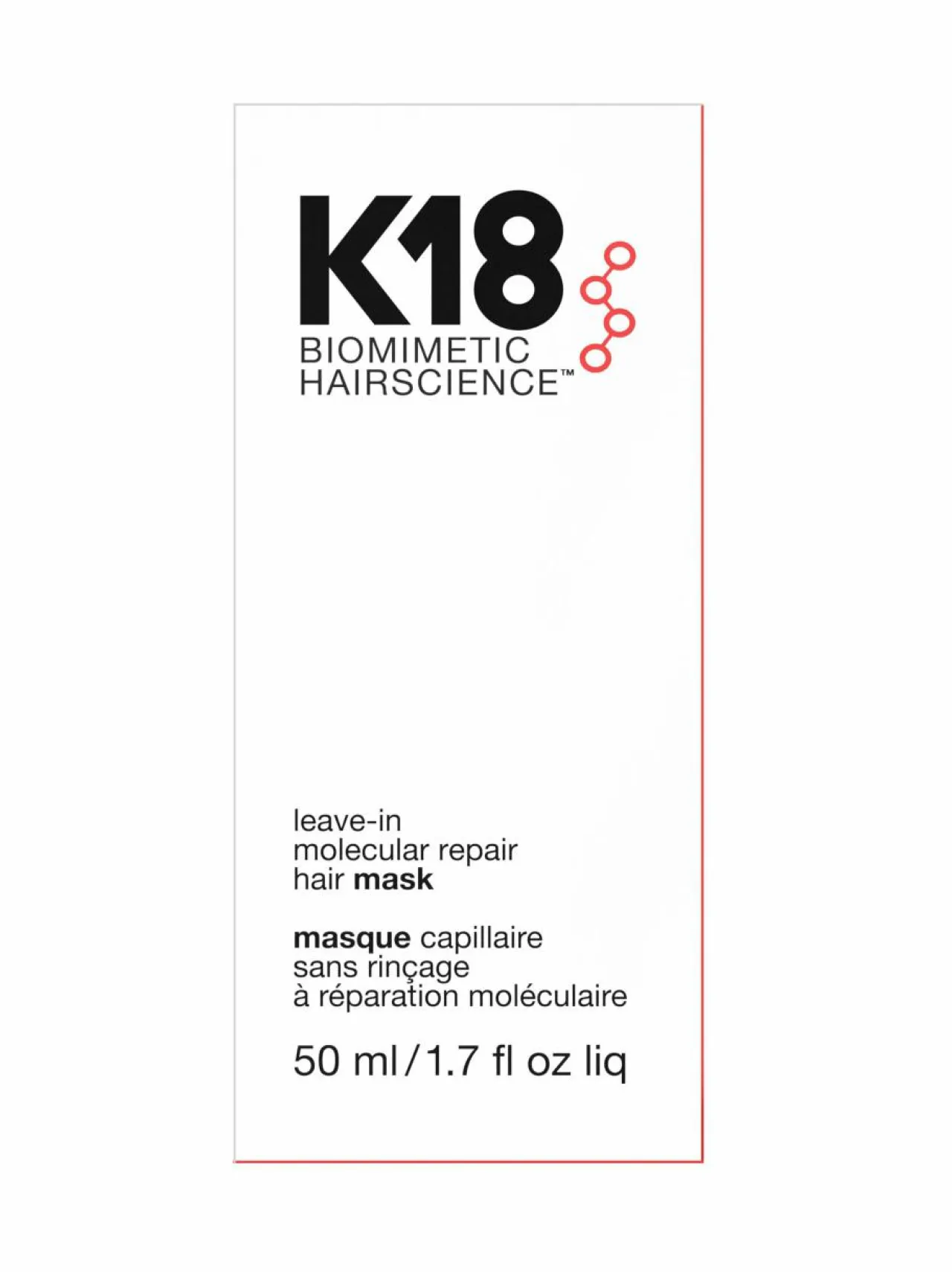 Hiustenhoitotuotteet<K18 Biomimetic Hairscience Molecular Repair Hair Mask -hiusnaamio, 50 ml