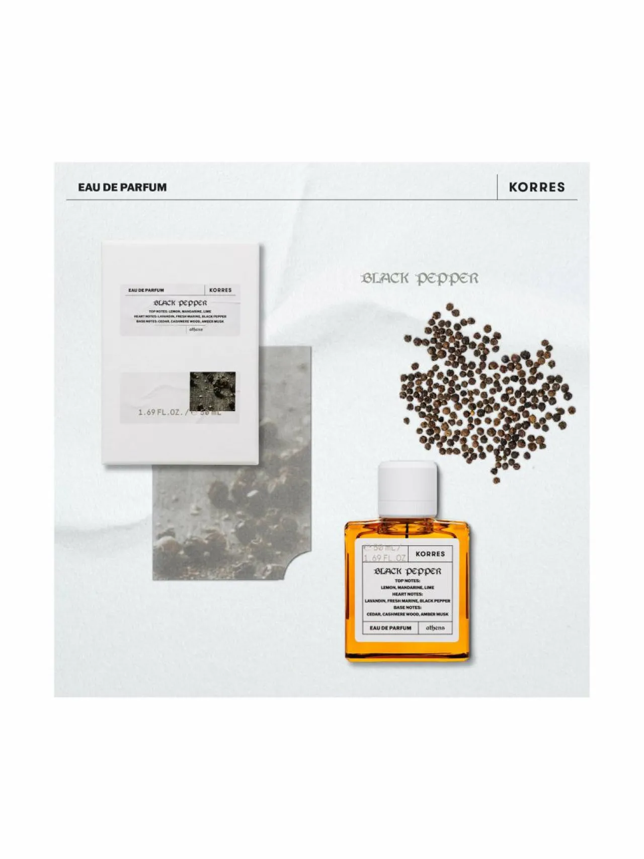Unisex<Korres Black Pepper EdP -tuoksu