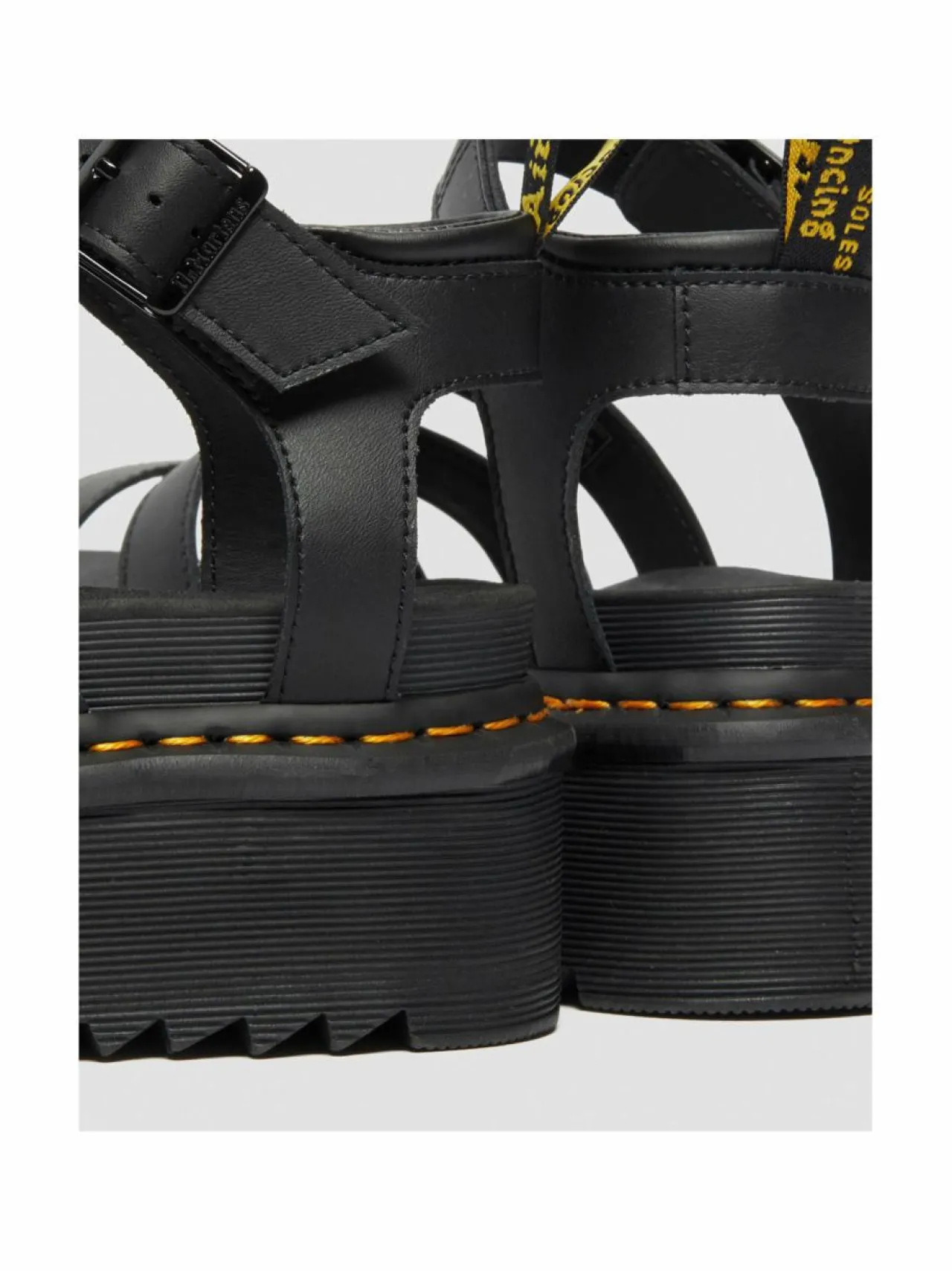 Sandaalit<Dr. Martens Blaire Quad Hydro -nahkasandaalit BLACK