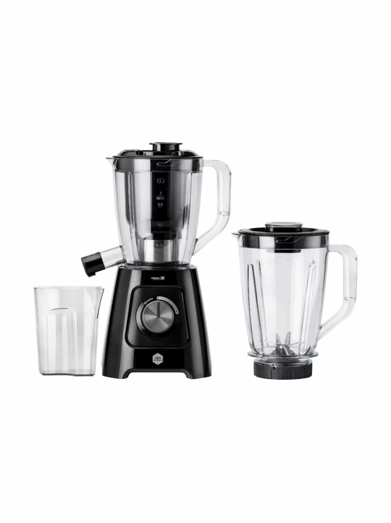 Vatkaimet & Sekoittimet<Obh Nordica Blendforce- tehosekoitin ja mehupuristin 1,25 l, 600 W BLACK