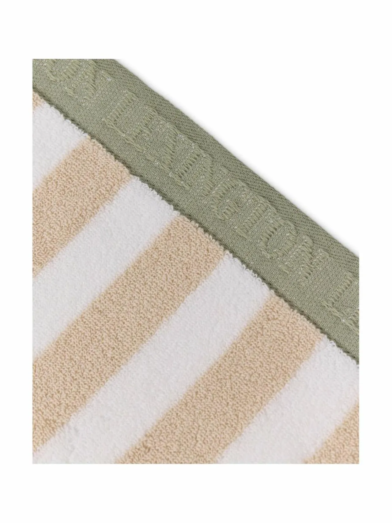 Kylpyhuonetekstiilit<Lexington Block Striped -pyyhe MOONBEAM/WHITE/VINTAGE GREEN