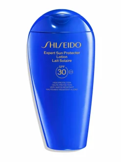 Aurinkotuotteet<Shiseido Blue Expert Sun Protector Lotion SPF30 -aurinkovoide