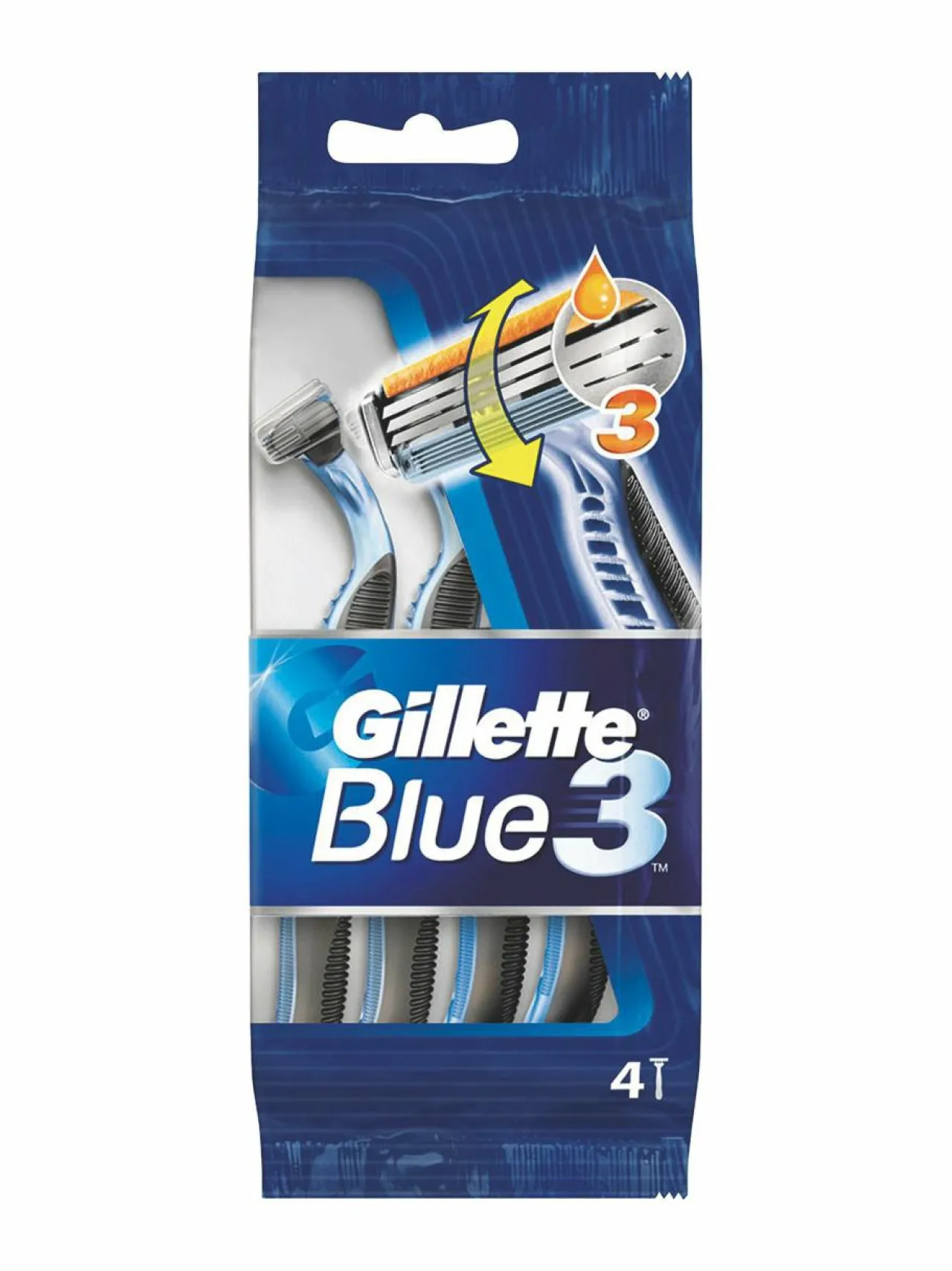 Kasvojenhoito<Gillette Blue3-varsiterä 4 kpl