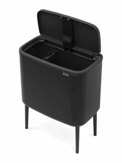 Roskakorit & -Pussit<Brabantia Bo Touch Bin -roska-astia 11 + 23 l MATT BLACK (MUSTA)