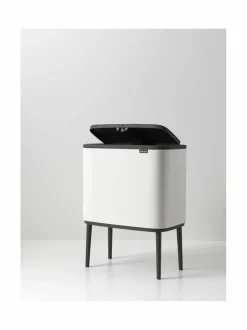 Roskakorit & -Pussit<Brabantia Bo Touch Bin -roska-astia kahdella sisäastialla WHITE