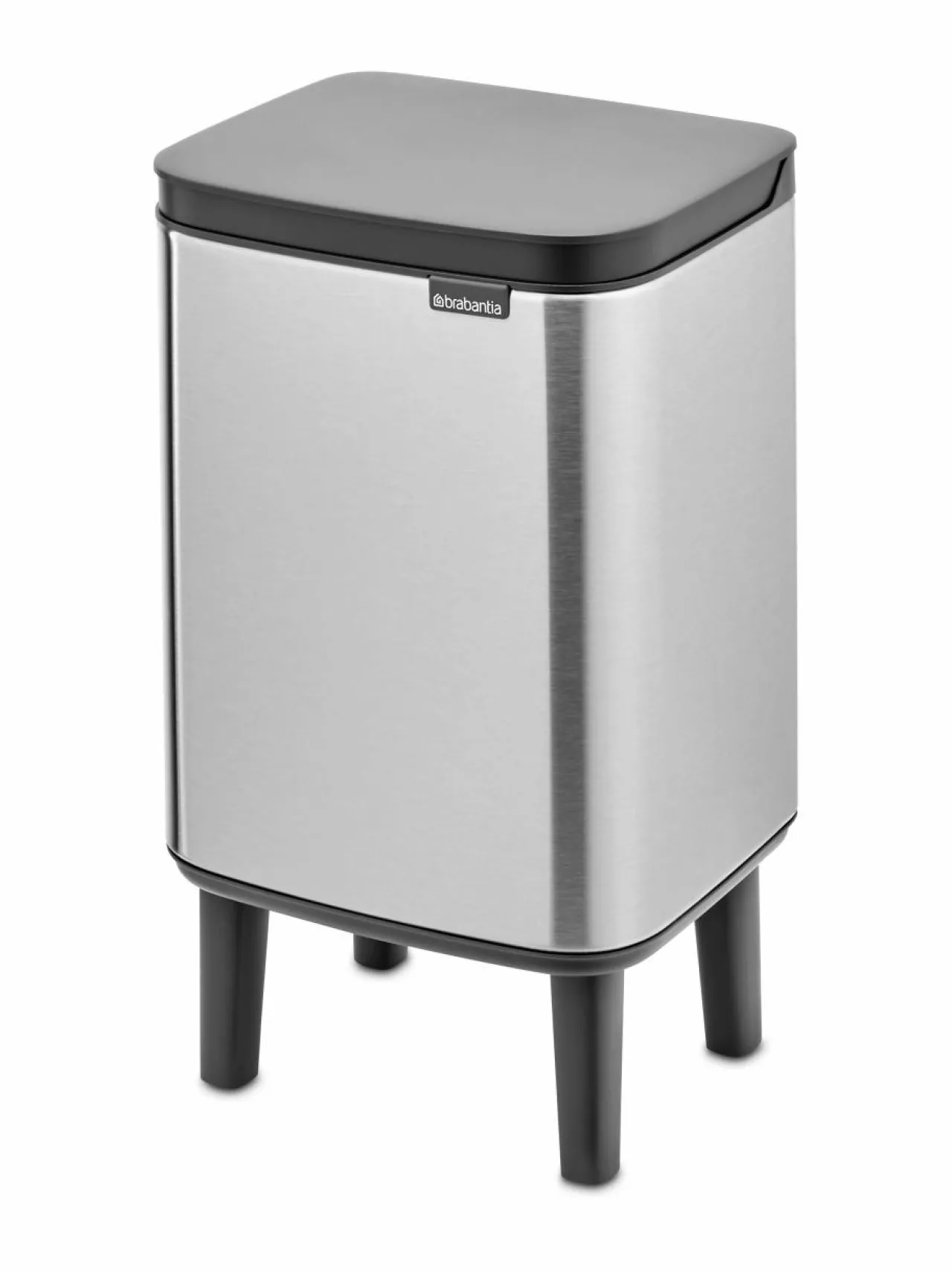 Roskakorit & -Pussit<Brabantia Bo Waste Bin -roskakori 4 l MATT STEEL FINGERPRINT PROOF