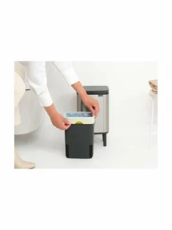 Roskakorit & -Pussit<Brabantia Bo Waste Bin -roskakori 4 l MATT STEEL FINGERPRINT PROOF