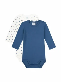 Bodyt & Potkupuvut<Sanetta Body 2-pack 1948 WHITE PEBBLE