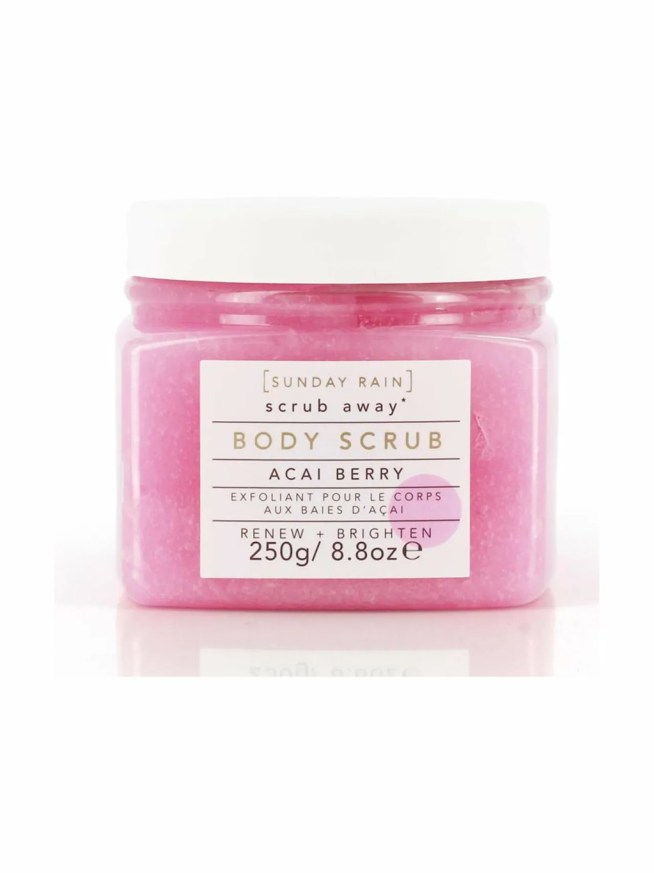 Sunday Rain Body Scrub Acai Berry -vartalokuorinta 250 g^ Vartalonhoito