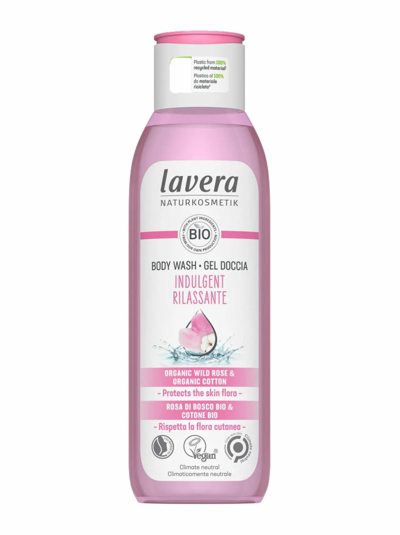 Lavera Body Wash Indulgent -suihkugeeli 250 ml^ Vartalonhoito