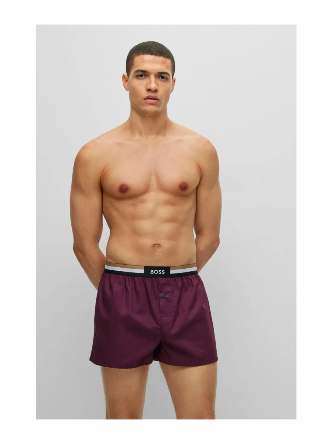 Alusasut<BOSS Bokserit 2-pack 505 DARK PURPLE