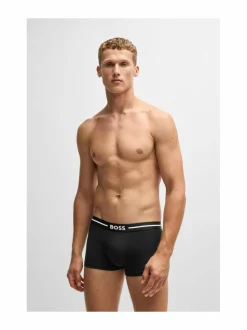 Alusasut<BOSS Bold Trunk - bokserit 3-pack 001 BLACK